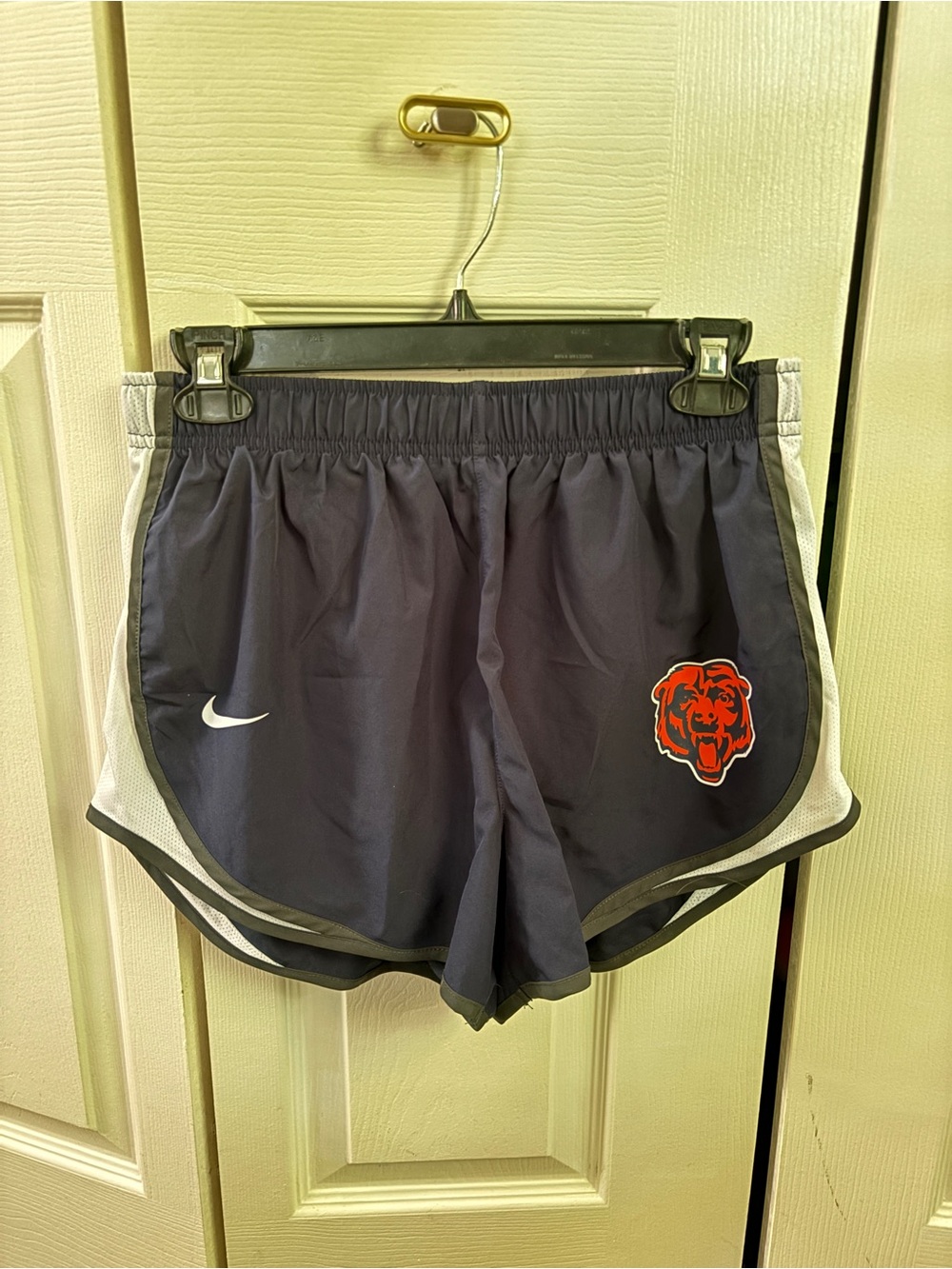 NFL Women’s Navy and Gray Athletic Shorts with Team Logo